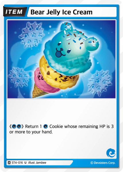 CookieRun TCG - Bear Jelly Ice Cream [ST4-016 U]