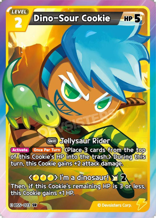 CookieRun TCG - Dino-Sour Cookie [BS5-023 SR]