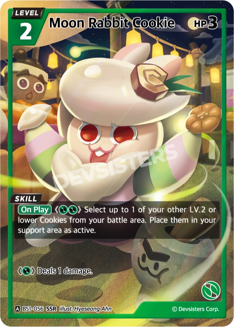 CookieRun TCG - Moon Rabbit Cookie [BS1-056 SSR]