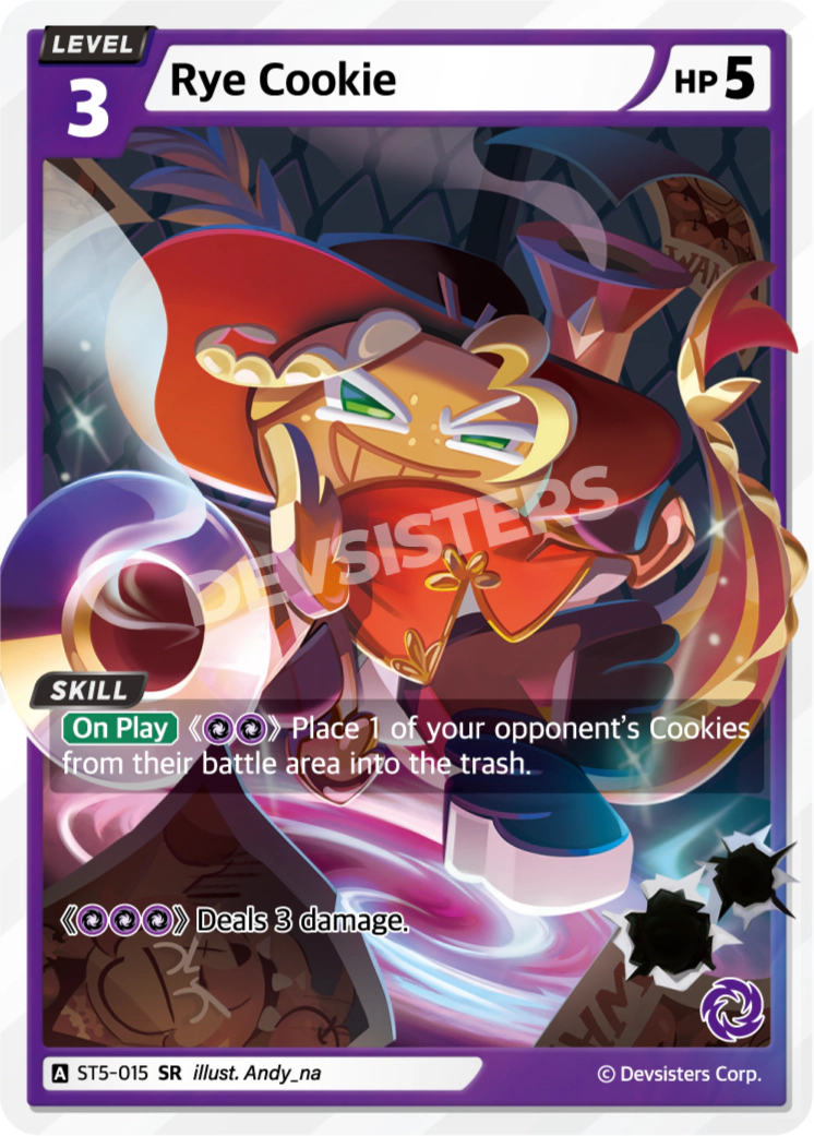 CookieRun TCG - Rye Cookie [ST5-015 SR]
