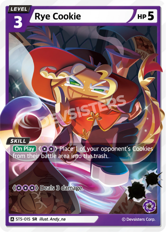 CookieRun TCG - Rye Cookie [ST5-015 SR]