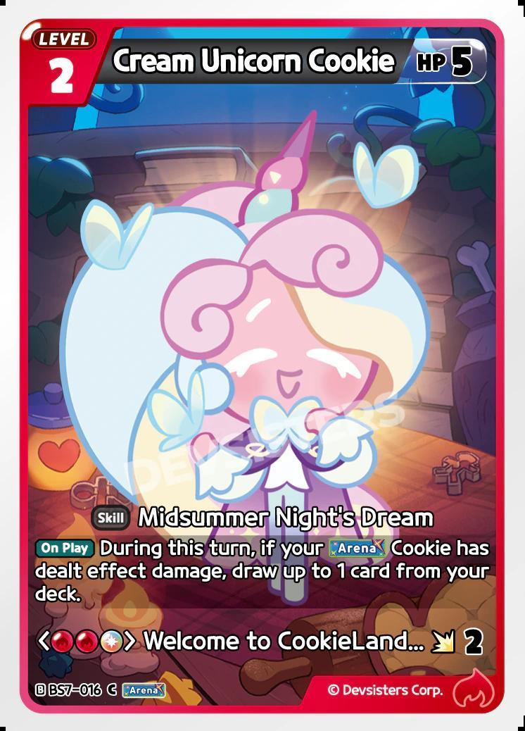CookieRun TCG - Cream Unicorn Cookie [BS7-016 C]