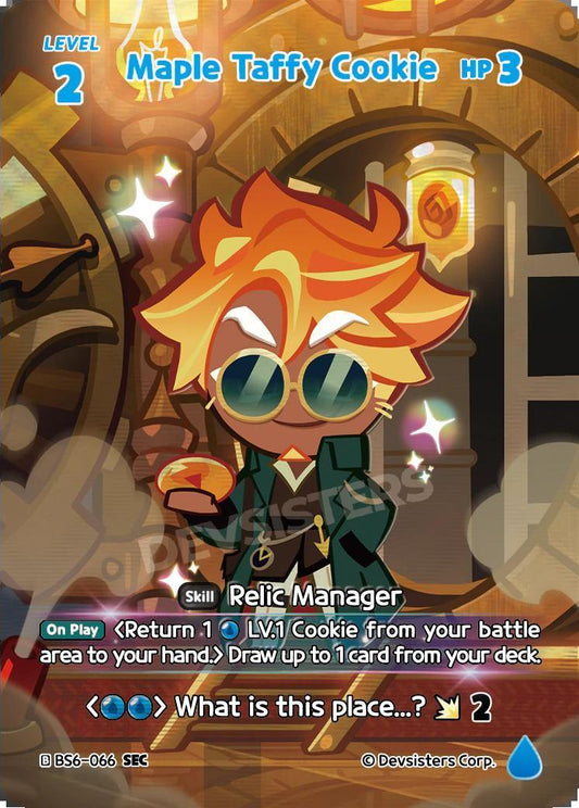 CookieRun TCG - Maple Taffy Cookie [BS6-066 SEC]