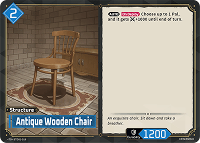 Palworld TCG - Antique Wooden Chair [ETD01-019TD]