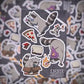World of Trash - Waterproof Vinyl Sticker Sheets
