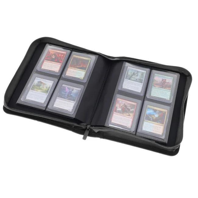 BCW - Z-Folio 4-Pocket LX Album: Toploaders, Black