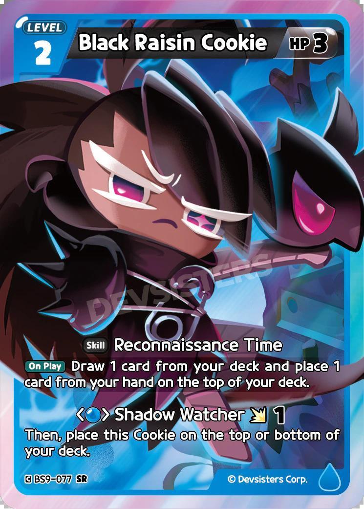 CookieRun TCG - Black Raisin Cookie [BS9-077 SR]