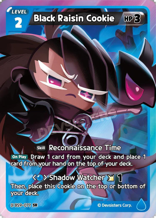 CookieRun TCG - Black Raisin Cookie [BS9-077 SR]