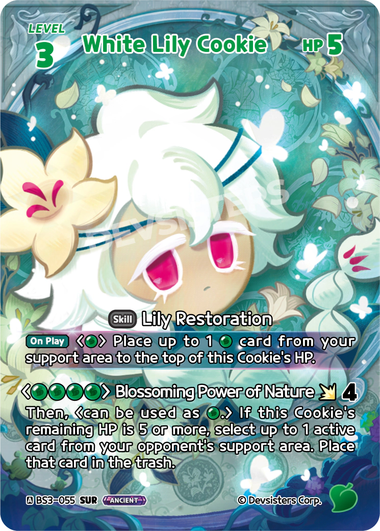 CookieRun TCG - White Lily Cookie [BS3-055 SUR]