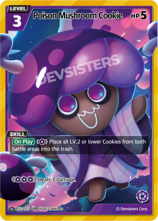 CookieRun TCG - Poison Mushroom Cookie [BS2-055 UR]