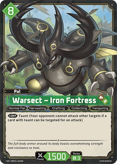 Palworld TCG - Warsect – Iron Fortress [EBP01-054SR]