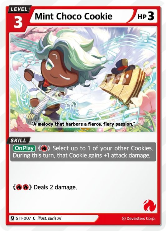 CookieRun TCG - Mint Choco Cookie [ST1-007 C]