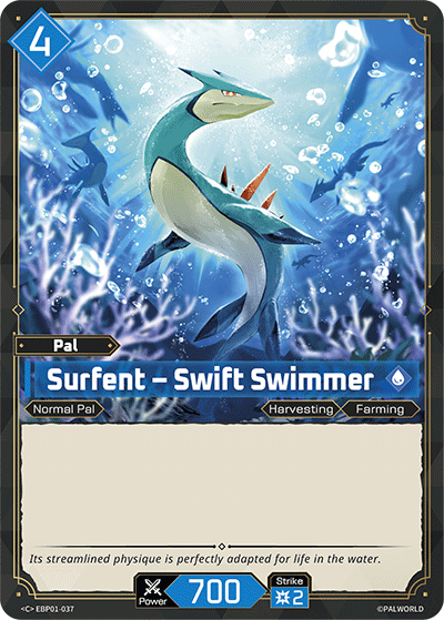 Palworld TCG - Surfent – Swift Swimmer [EBP01-037C]
