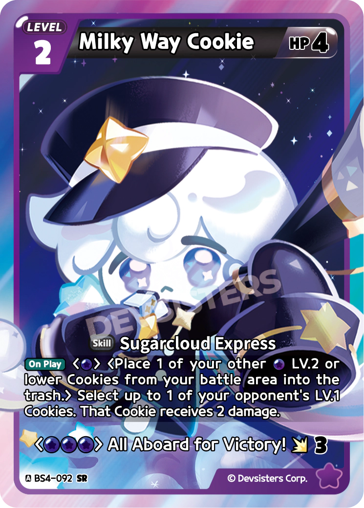 CookieRun TCG - Milky Way Cookie [BS4-092 SR]
