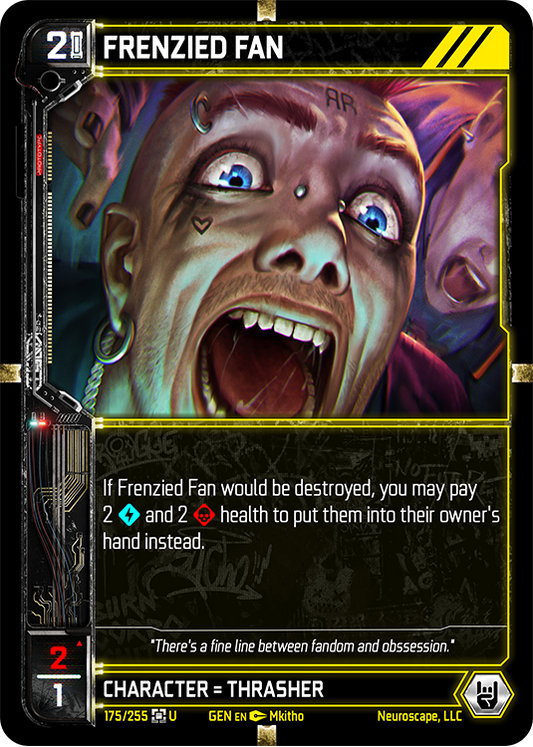 Neuroscape TCG - Frenzied Fan GEN-175