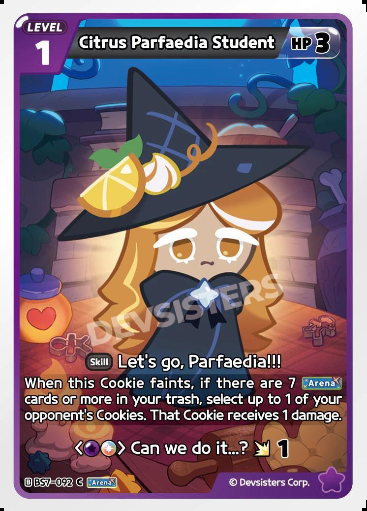 CookieRun TCG - Citrus Parfaedia Student [BS7-092 C]
