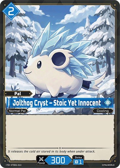 Palworld TCG - Jolthog Cryst – Stoic Yet Innocent [ETD01-013TD]