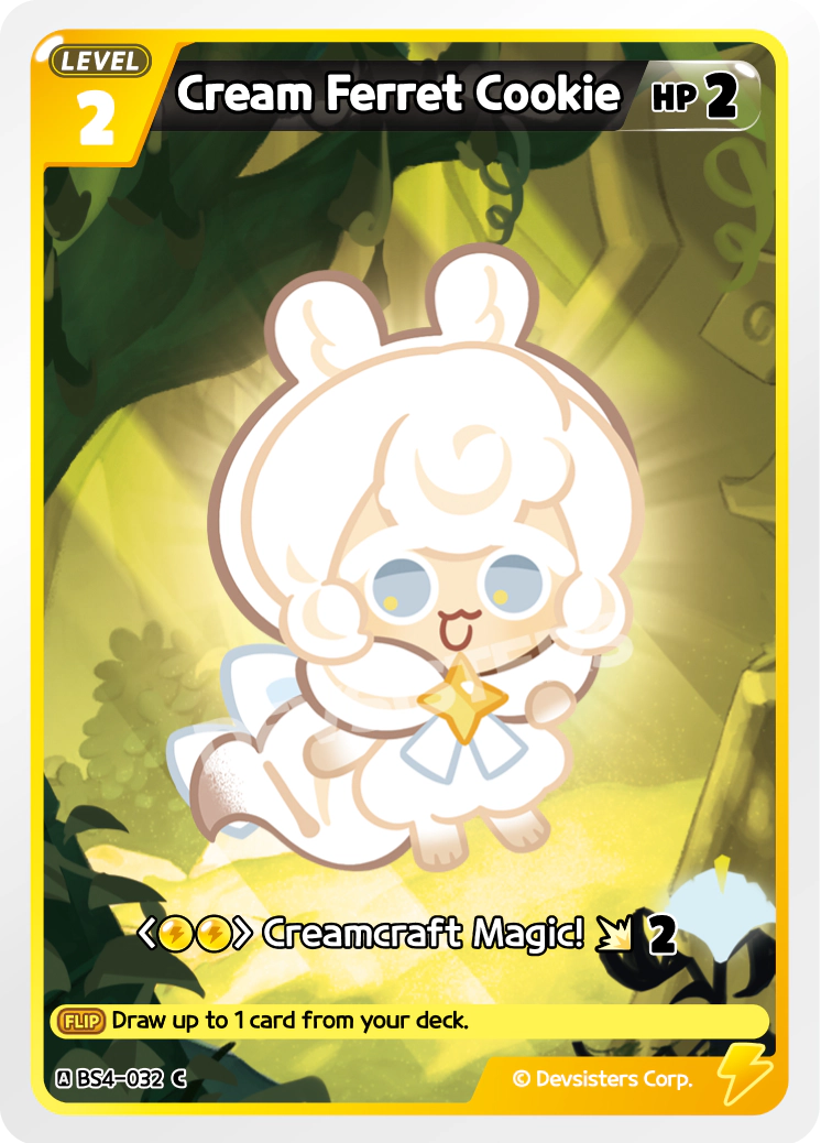 CookieRun TCG - Cream Ferret Cookie [BS4-032 C]