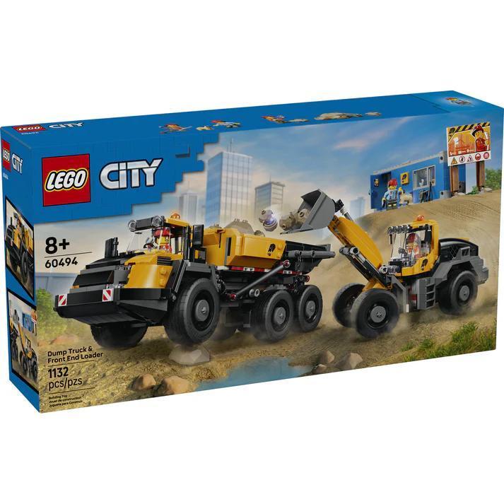 LEGO® City Big Vehicles Dump Truck & Front End Loader | 60494