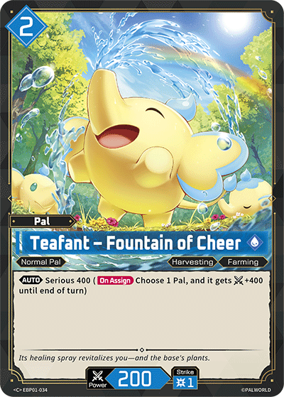 Palworld TCG - Teafant – Fountain of Cheer [EBP01-034C]