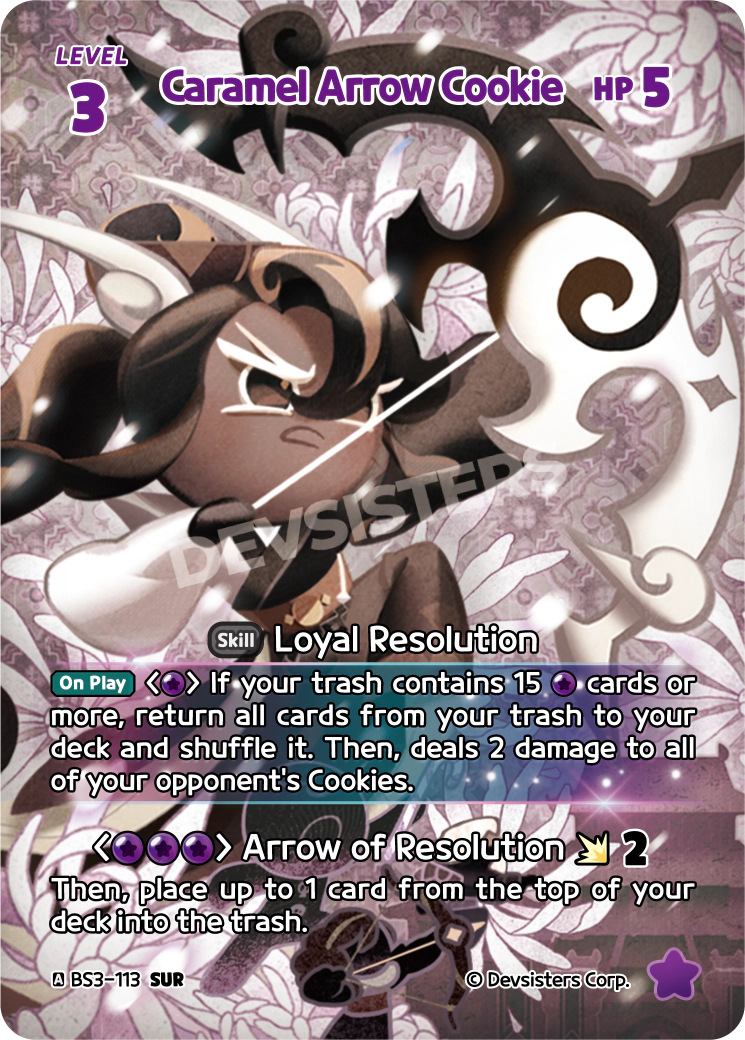 CookieRun TCG - Caramel Arrow Cookie [BS3-113 SUR]