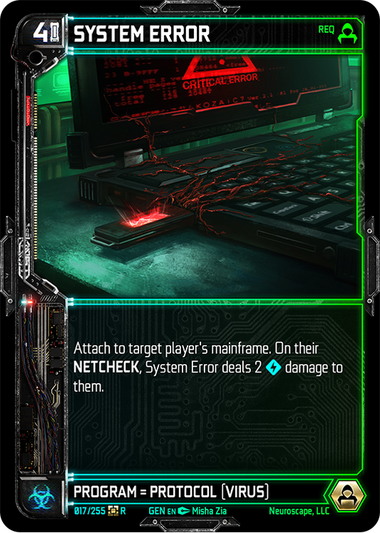 Neuroscape TCG - System Error GEN-017