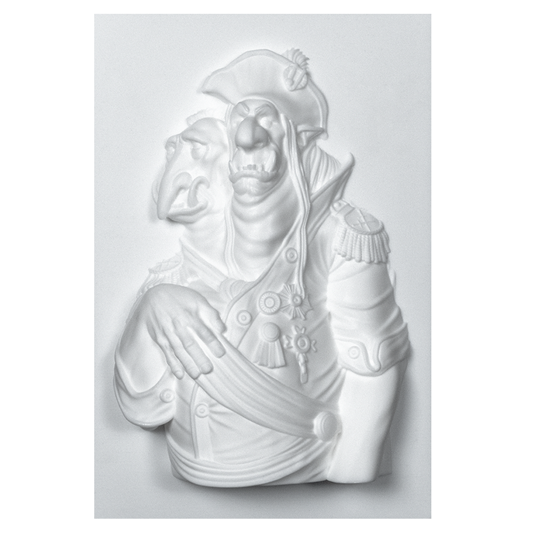 Monument Hobbies - Texture Trainer Frameable #3 - General Private Kronk & Thrug