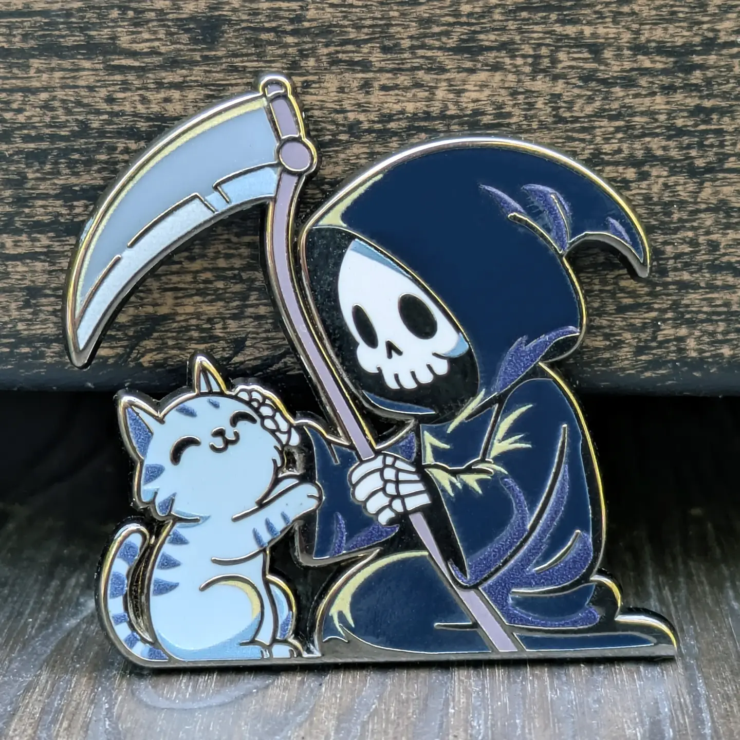 Plague Doctor Hard Enamel Pin -1.5"