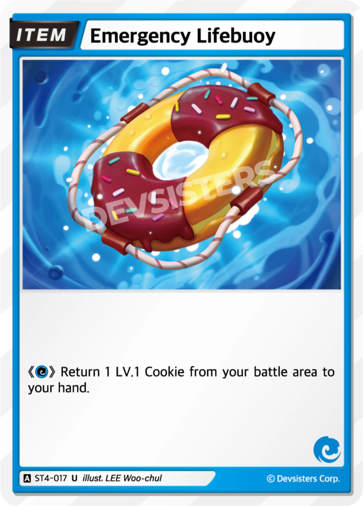 CookieRun TCG - Emergency Lifebuoy [ST4-017 U]