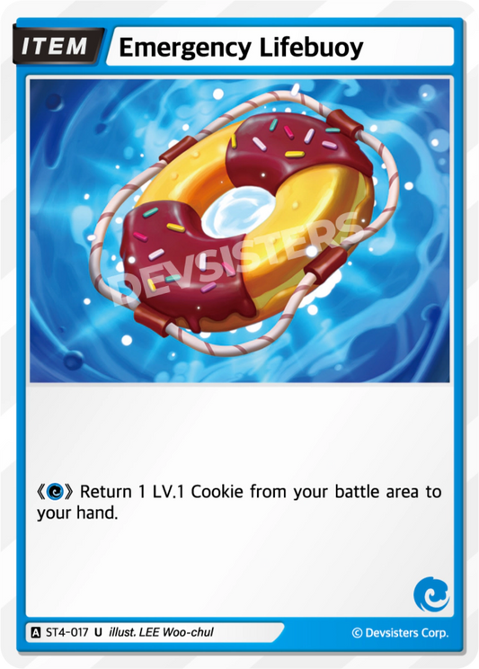 CookieRun TCG - Emergency Lifebuoy [ST4-017 U]