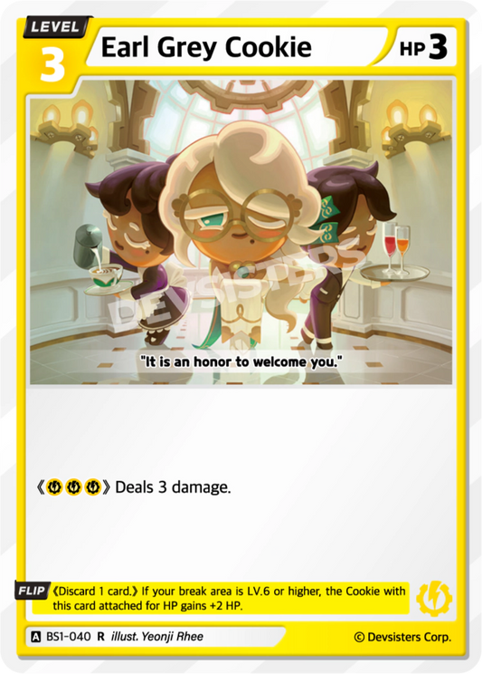CookieRun TCG - Earl Gray Cookie [BS1‑040 R]