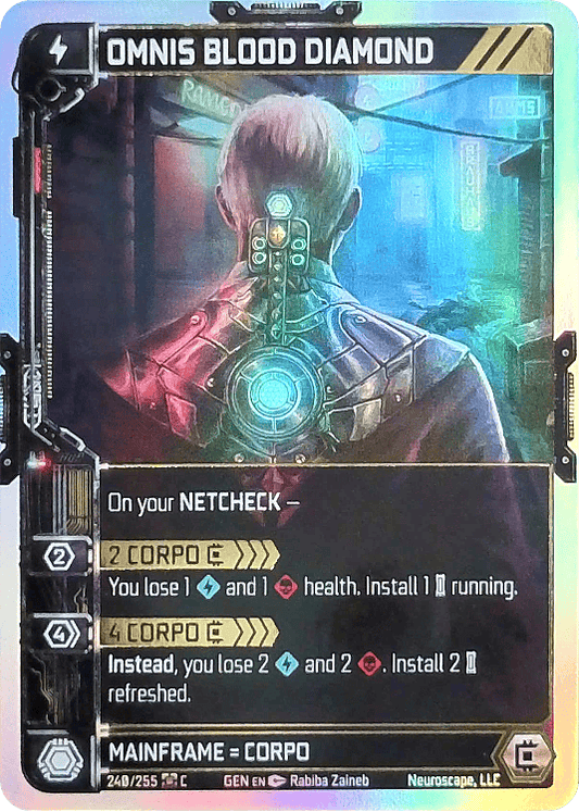 Neuroscape TCG - Omnis Blood Diamond GEN-240 Foil