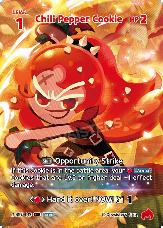 CookieRun TCG - Chili Pepper Cookie [BS7-013 SSR]