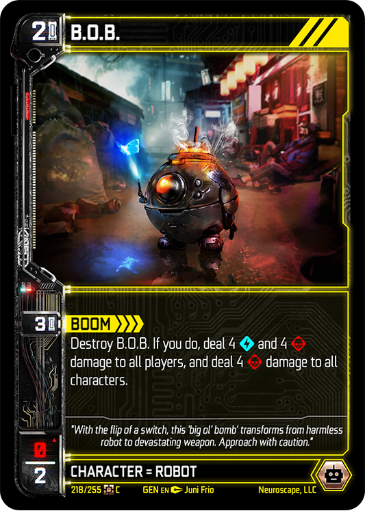 Neuroscape TCG - B.O.B. GEN-218