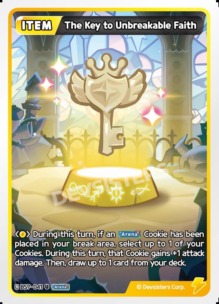 CookieRun TCG - The Key to Unbreakable Faith [BS7-041 U]