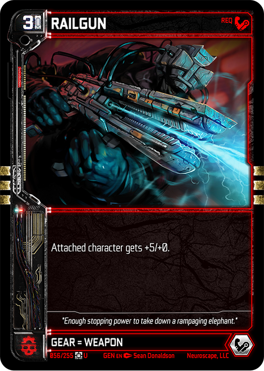 Neuroscape TCG - Railgun GEN-056