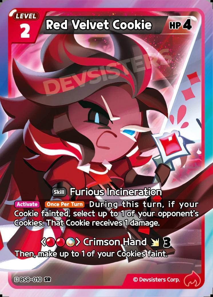 CookieRun TCG - Red Velvet Cookie [BS8-010 SR]