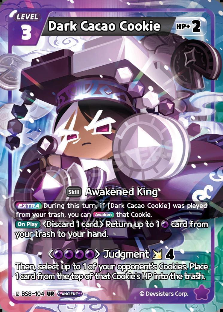 CookieRun TCG - Dark Cacao Cookie [BS8-104 UR]