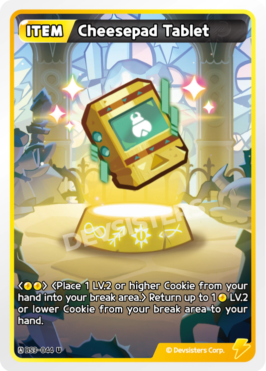 CookieRun TCG - Cheesepad Tablet [BS3-044 U]