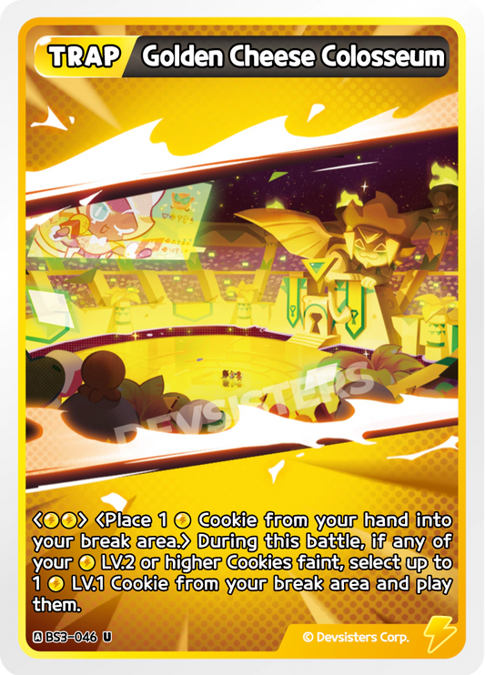 CookieRun TCG - Golden Cheese Colesseum [BS3-046 U]