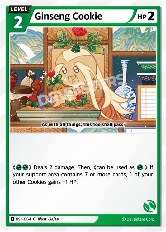 CookieRun TCG - Ginseng Cookie [BS1-064 C]