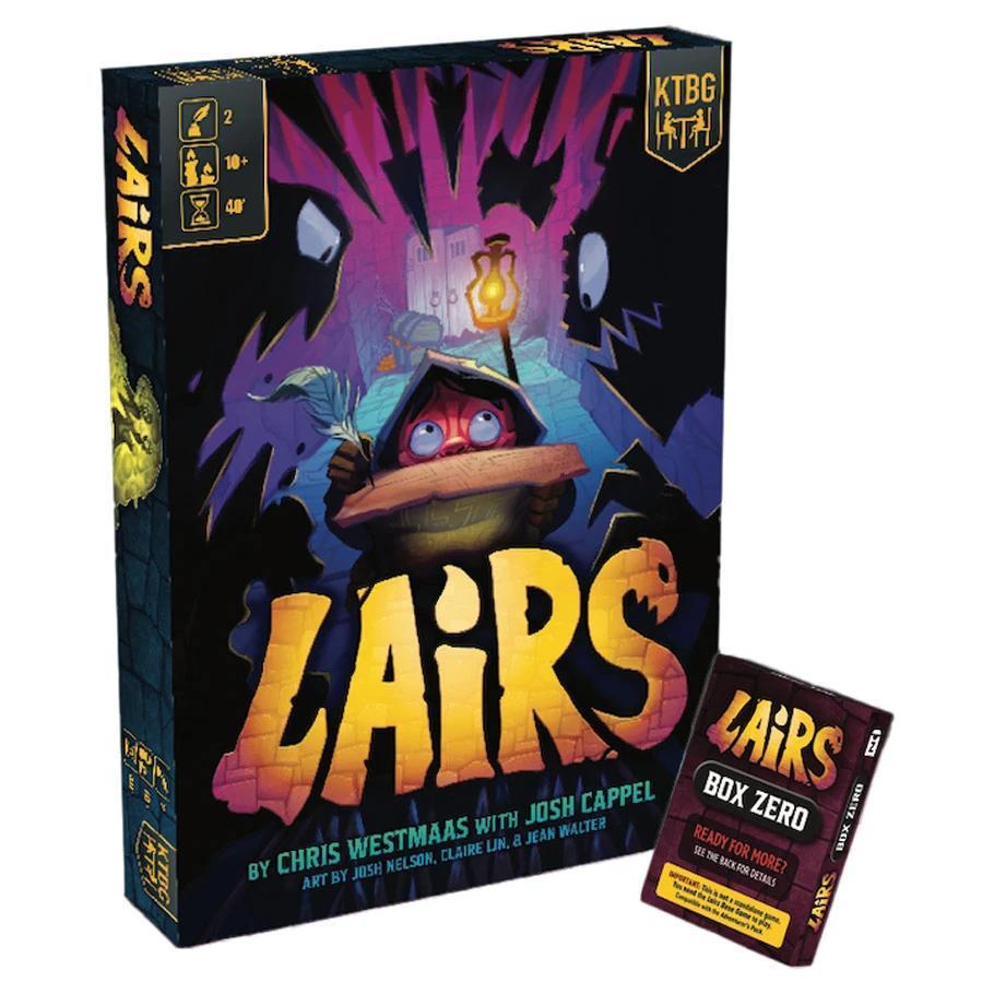 Lairs: Base Game + Box Zero (Kids Table Board Gaming)