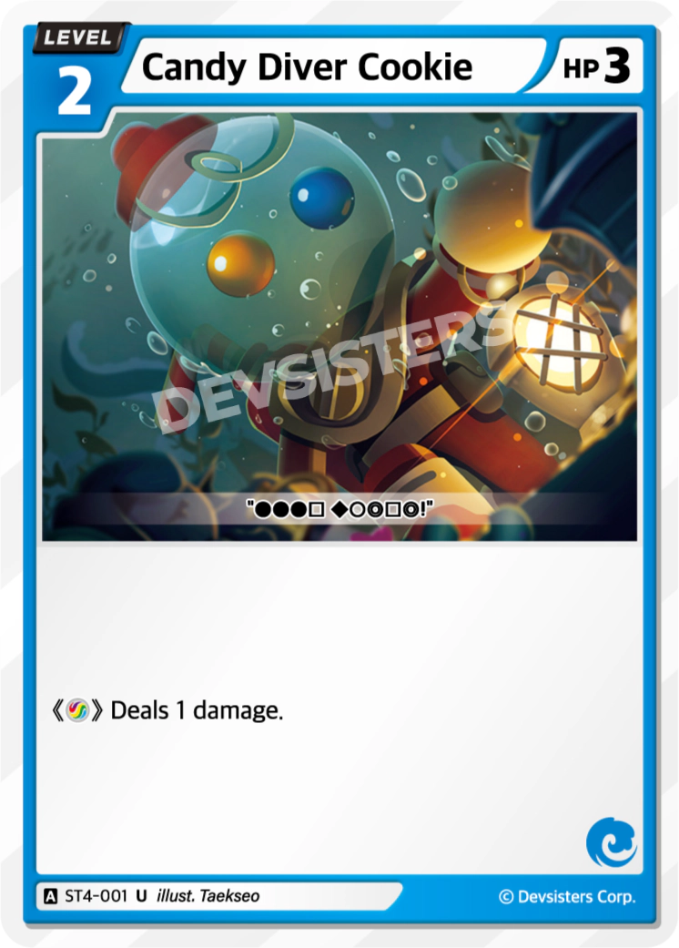 CookieRun TCG - Candy Diver Cookie [ST4-001 U]