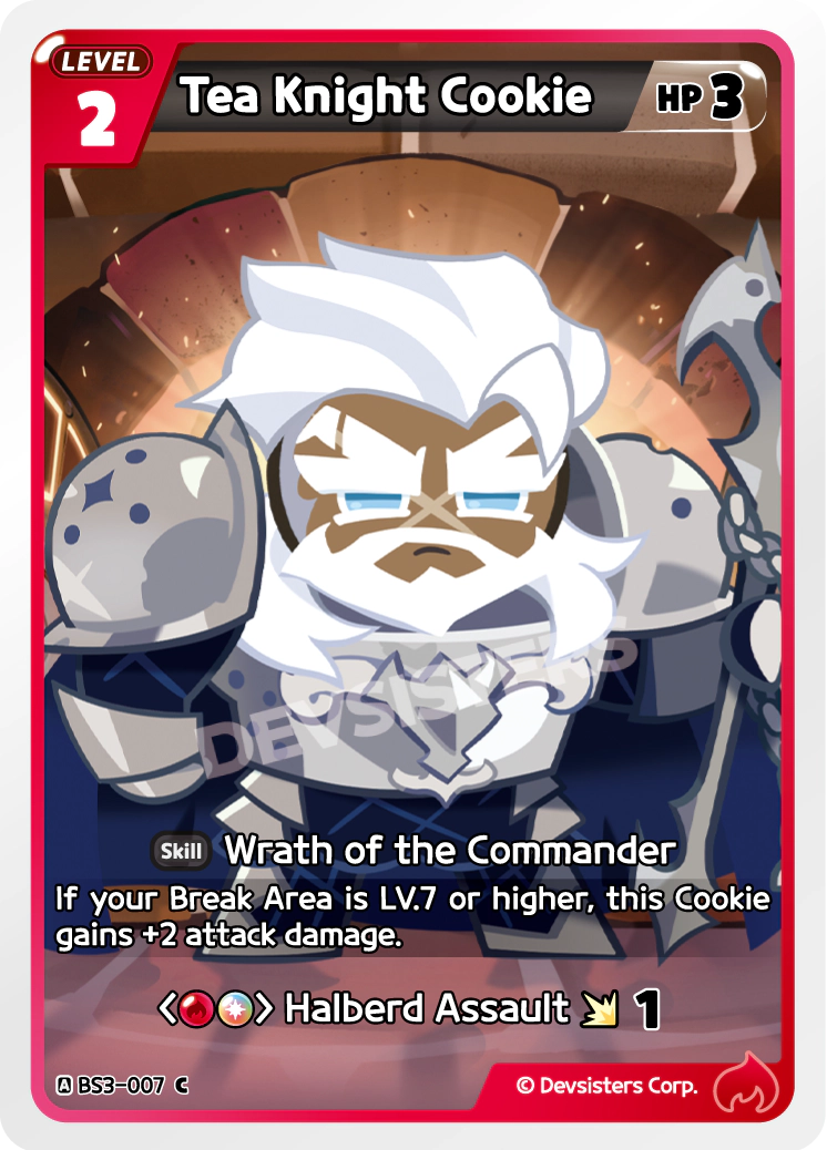 CookieRun TCG - Tea Knight Cookie [BS3-007 C]