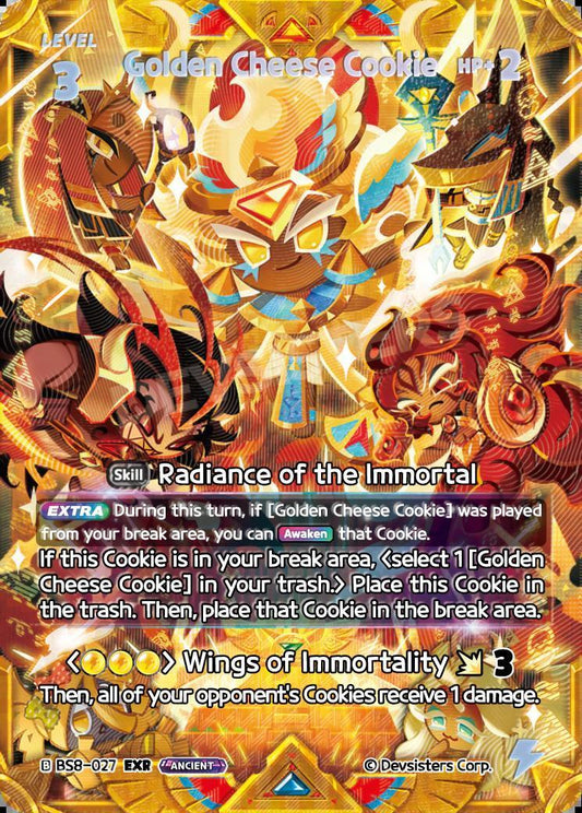 CookieRun TCG - Golden Cheese Cookie [BS8-027 EXR]