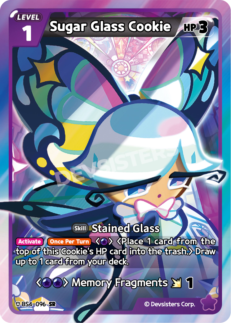 CookieRun TCG - Sugar Glass Cookie [BS4-096 SR]