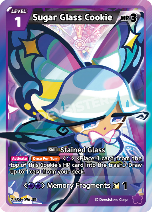 CookieRun TCG - Sugar Glass Cookie [BS4-096 SR]
