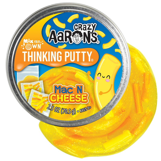 Crazy Aaron's: Mac & Cheese - Mix It Full Size 4" Thinking Putty Tin