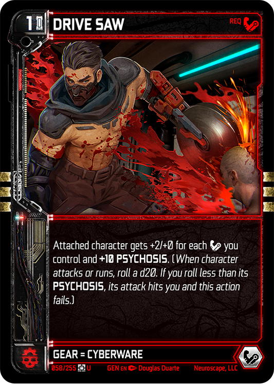 Neuroscape TCG - Drive Saw GEN-058