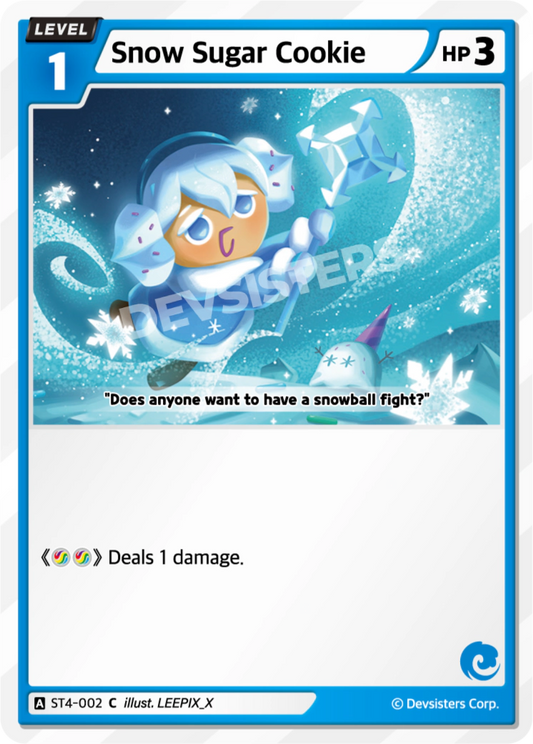 CookieRun TCG - Snow Sugar Cookie [ST4-002 C]